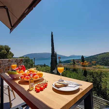 Agata Art Sea View Private Pool Fiskardo Kefalonia Katsarata